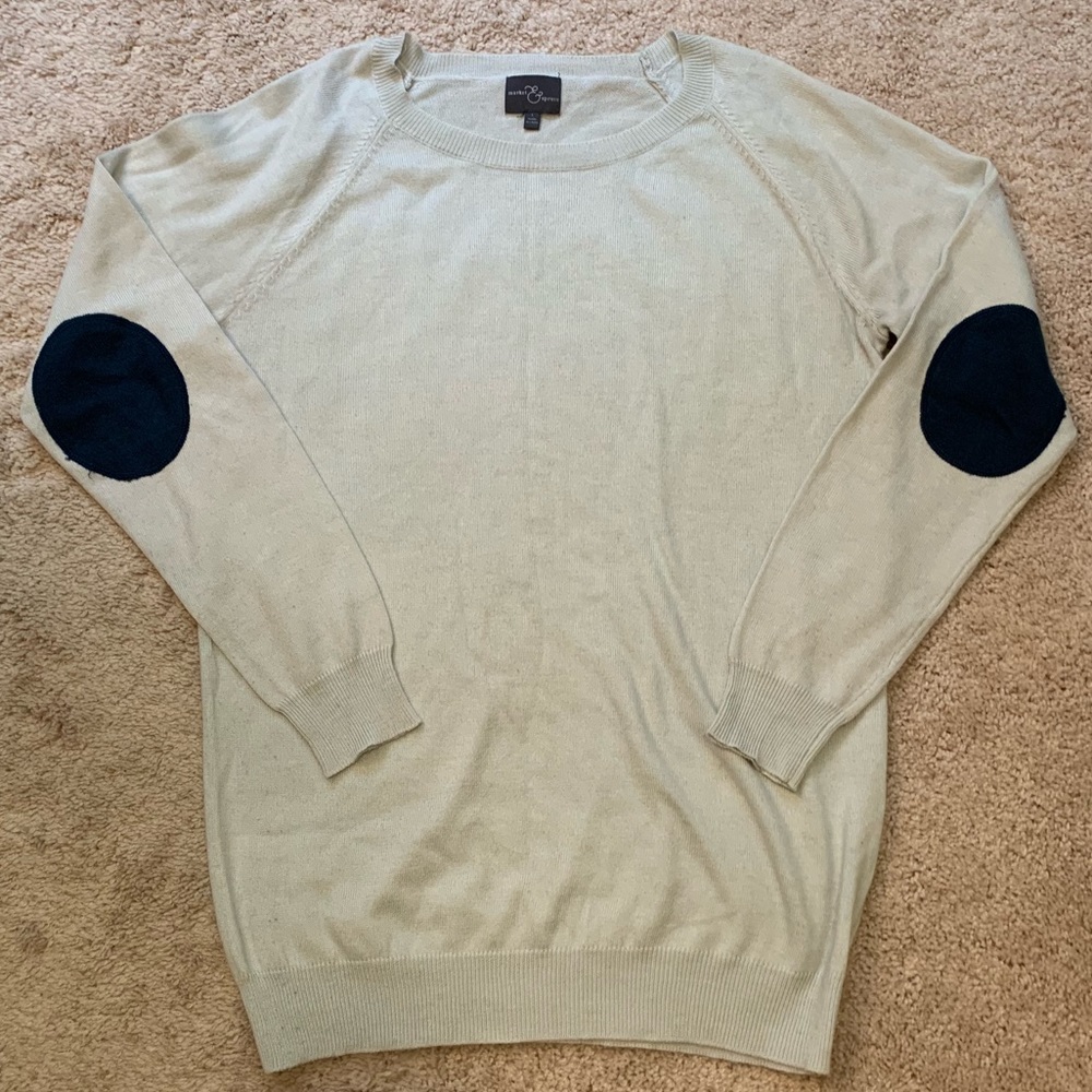 Stitch fix sweater with ELBOW PATCHES